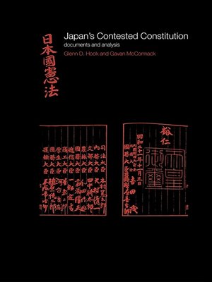 cover image of Japan's Contested Constitution